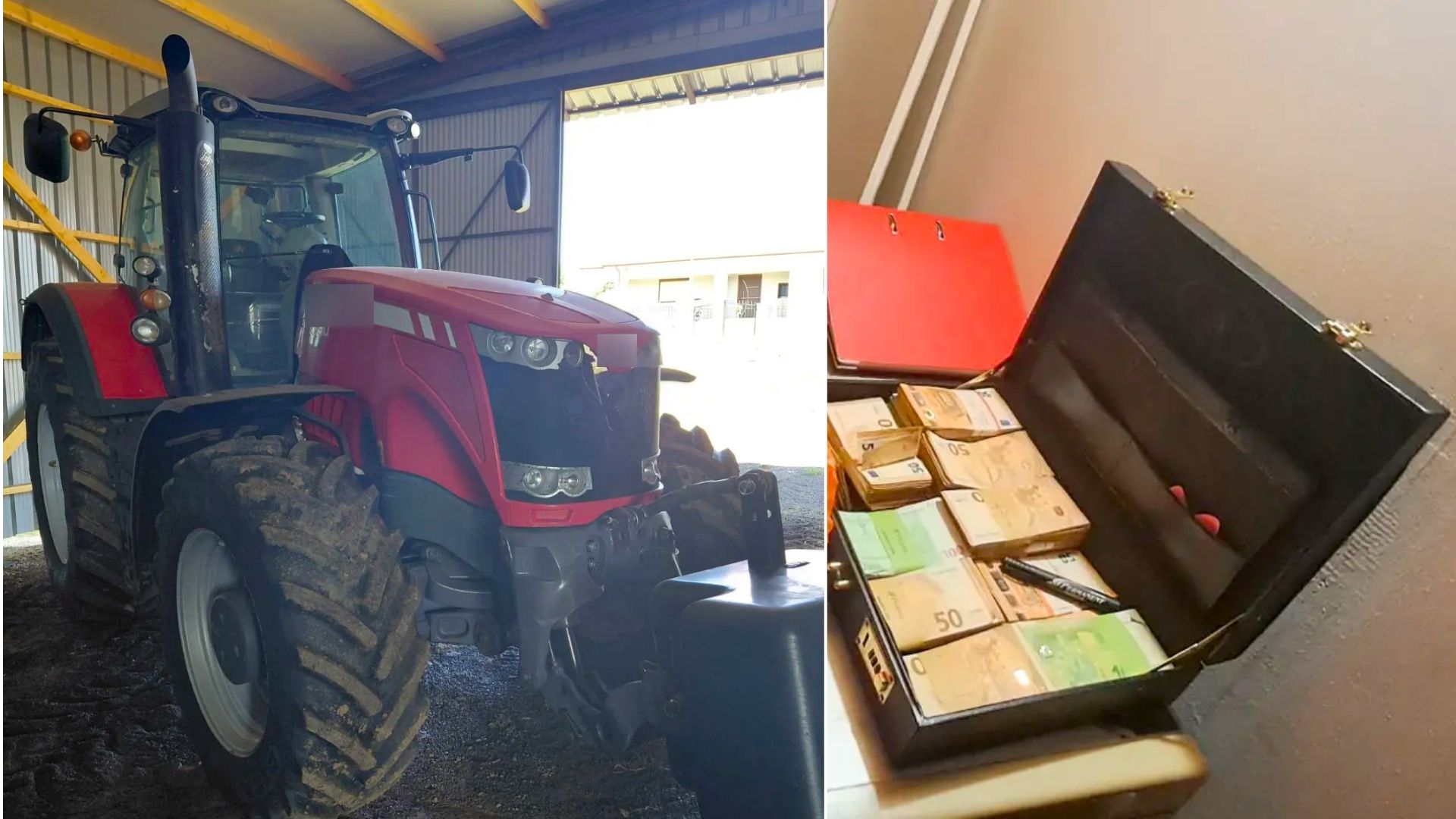 Gang fałszywych rolników rozbity. Wyłudzili 7 mln euro. Policja rekwiruje złoto i traktory!