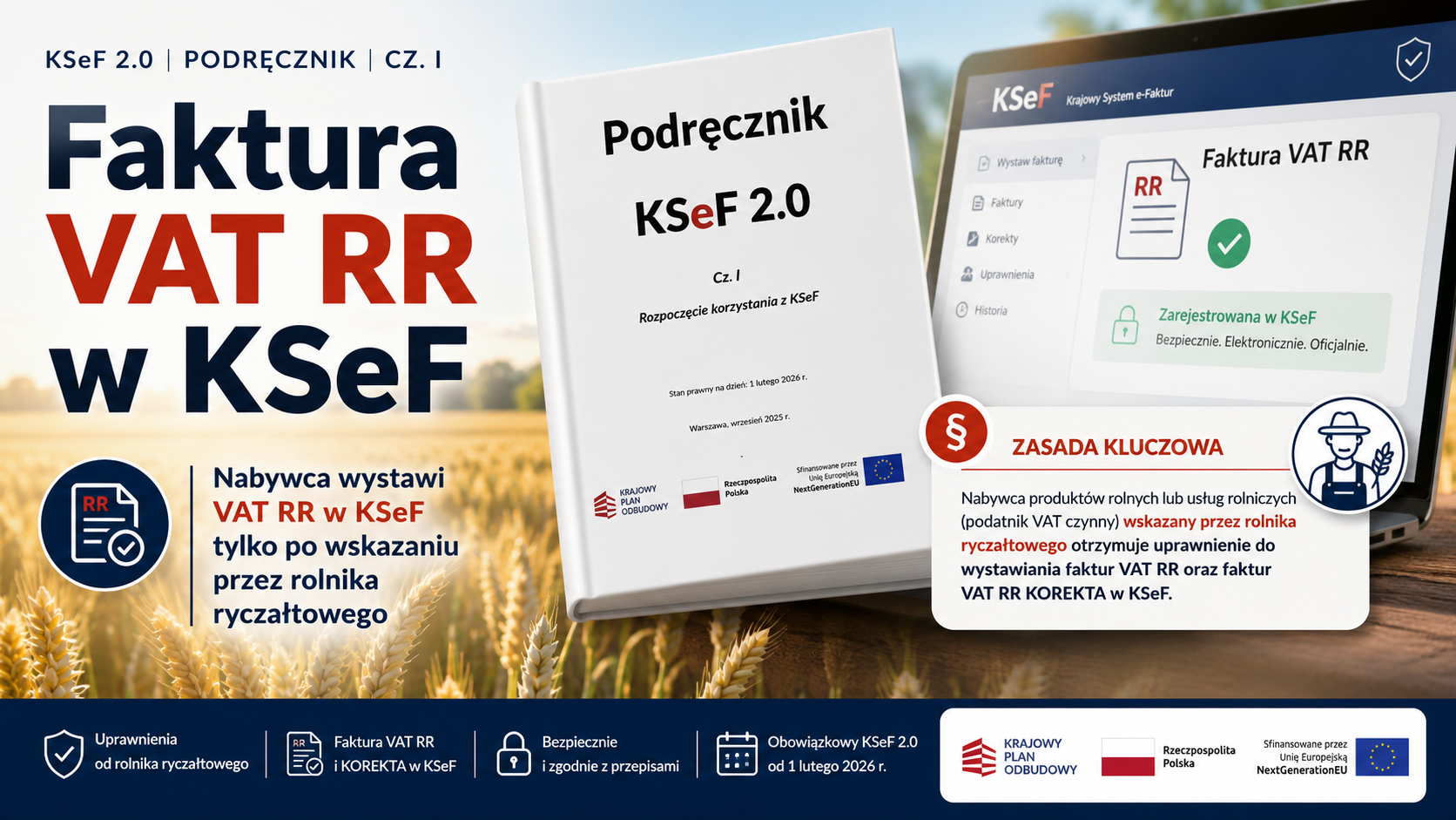Faktura VAT RR w KSeF i zasada wskazania nabywcy przez rolnika ryczałtowego