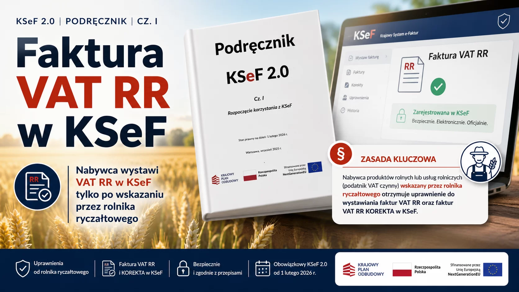 Faktura VAT RR w&nbsp;KSeF i&nbsp;zasada wskazania nabywcy przez rolnika ryczałtowego