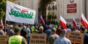 Rolnicy protestują w Warszawie