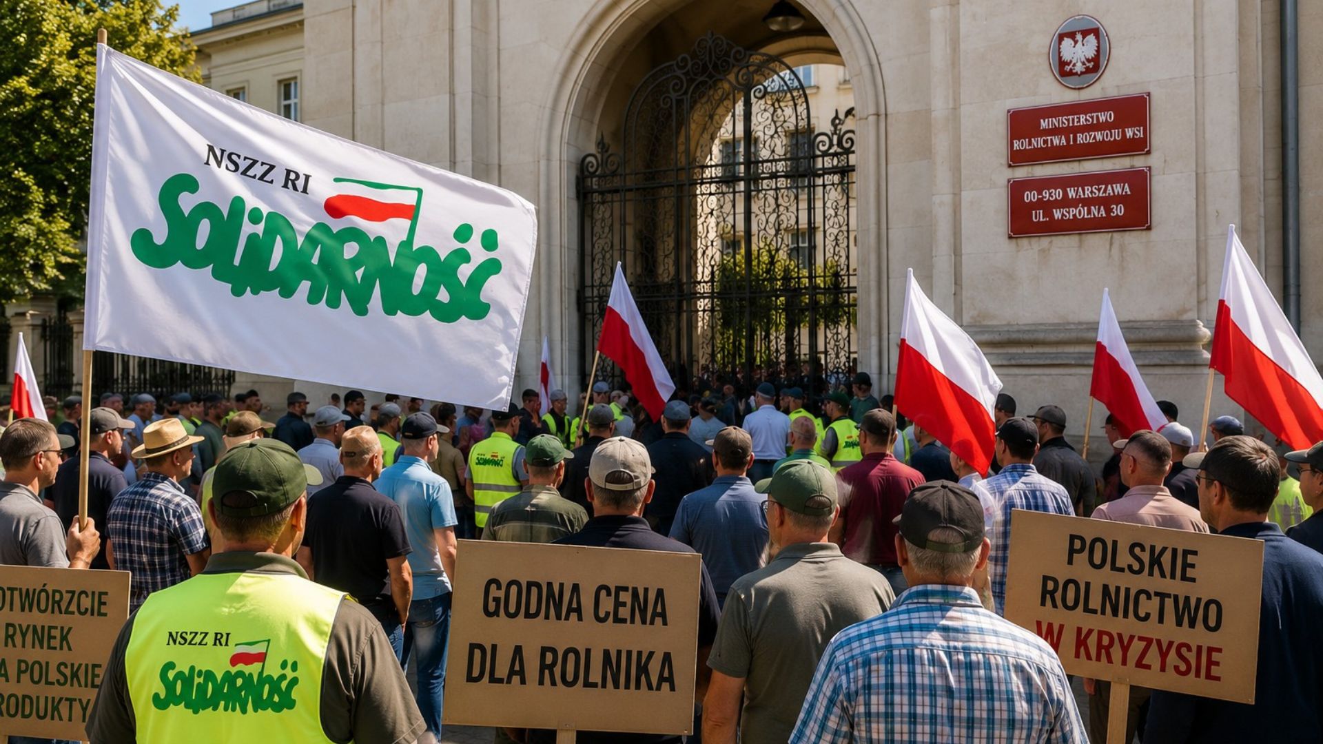 Rolnicy protestują dziś w Warszawie. Mówią o spadkach cen zbóż, mleka, wołowiny i wieprzowiny